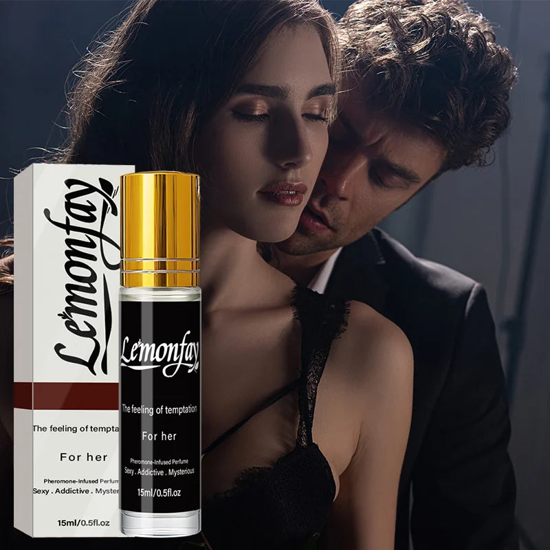Lemonfay For Her Pheromone-Infused Perfume, Mysterious Addictive Roll-On Fragrance for Sensual Daily Wear & Alluring Attraction
