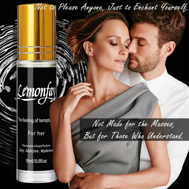 Lemonfay For Her Pheromone-Infused Perfume, Mysterious Addictive Roll-On Fragrance for Sensual Daily Wear & Alluring Attraction