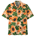 Boy's Shirt Lemon Fruits Pattern Short Sleeve Girl Blouses Fashion Blouses Hawaiian Shirt Boys Clothing 10 to 14 Years Clothes