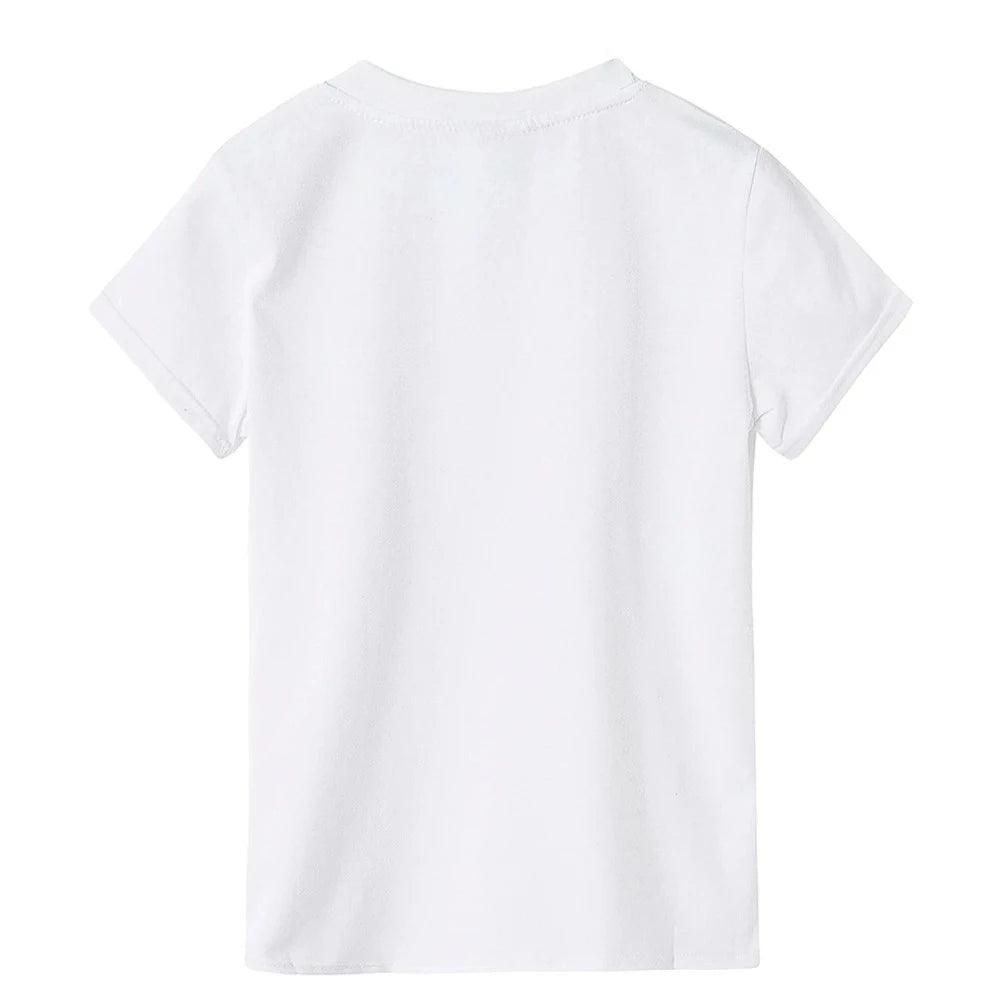 Cute Lemon Print Kids Tshirt Fashion White Harajuku Tee Shirts Summer Funny Short Sleeve Children Boys Girls T-shirt Clothes