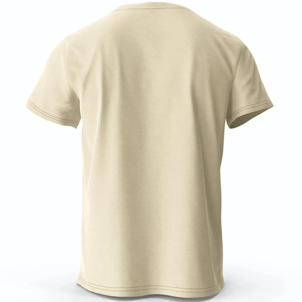 Summer New Fresh Lemon Bicycle Pure Cotton T-shirt 2026 Men's Leisure and Entertainment Printed T-shirt Large Loose Sports Top